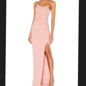 Revolve One Shoulder Pink Dress by Nookie
